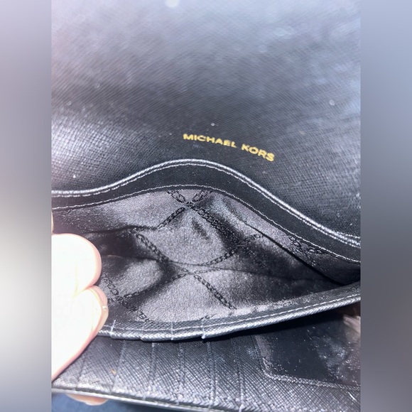 EUC Michael Kors Black Pebble Leather Wallet - Picture 9 of 14